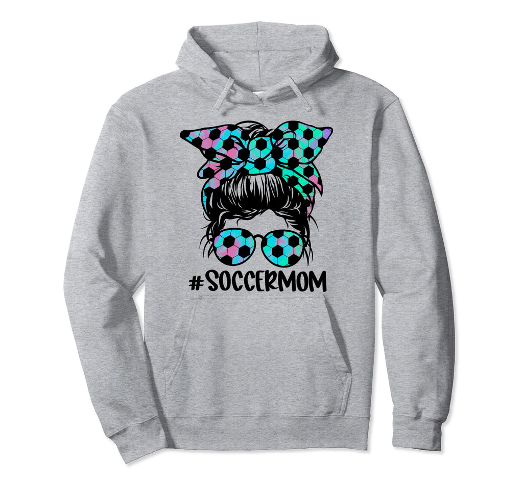 Tie Dye Soccer Mom Funny Rainbow Messy Hoodie - Novelty Apparel Men Women - T-Shirt, Sweatshirt, Hoodie
