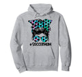 Tie Dye Soccer Mom Funny Rainbow Messy Hoodie - Novelty Apparel Men Women - T-Shirt, Sweatshirt, Hoodie