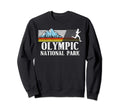 Olympic National Park Trail Running Sweatshirt - Trendy Graphic for Adults - T-Shirt, Sweatshirt, Hoodie