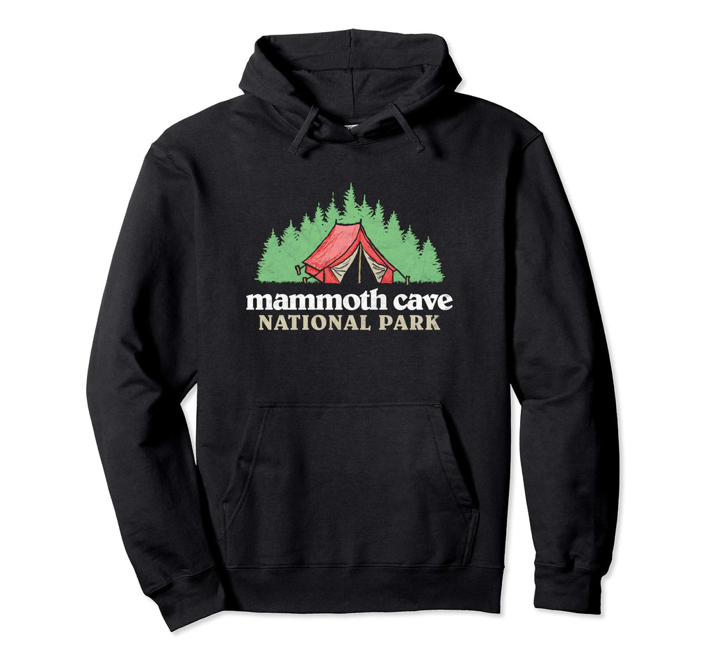 Mammoth Cave National Park Tent Camping Hoodie - Streetwear Style Unisex - T-Shirt, Sweatshirt, Hoodie