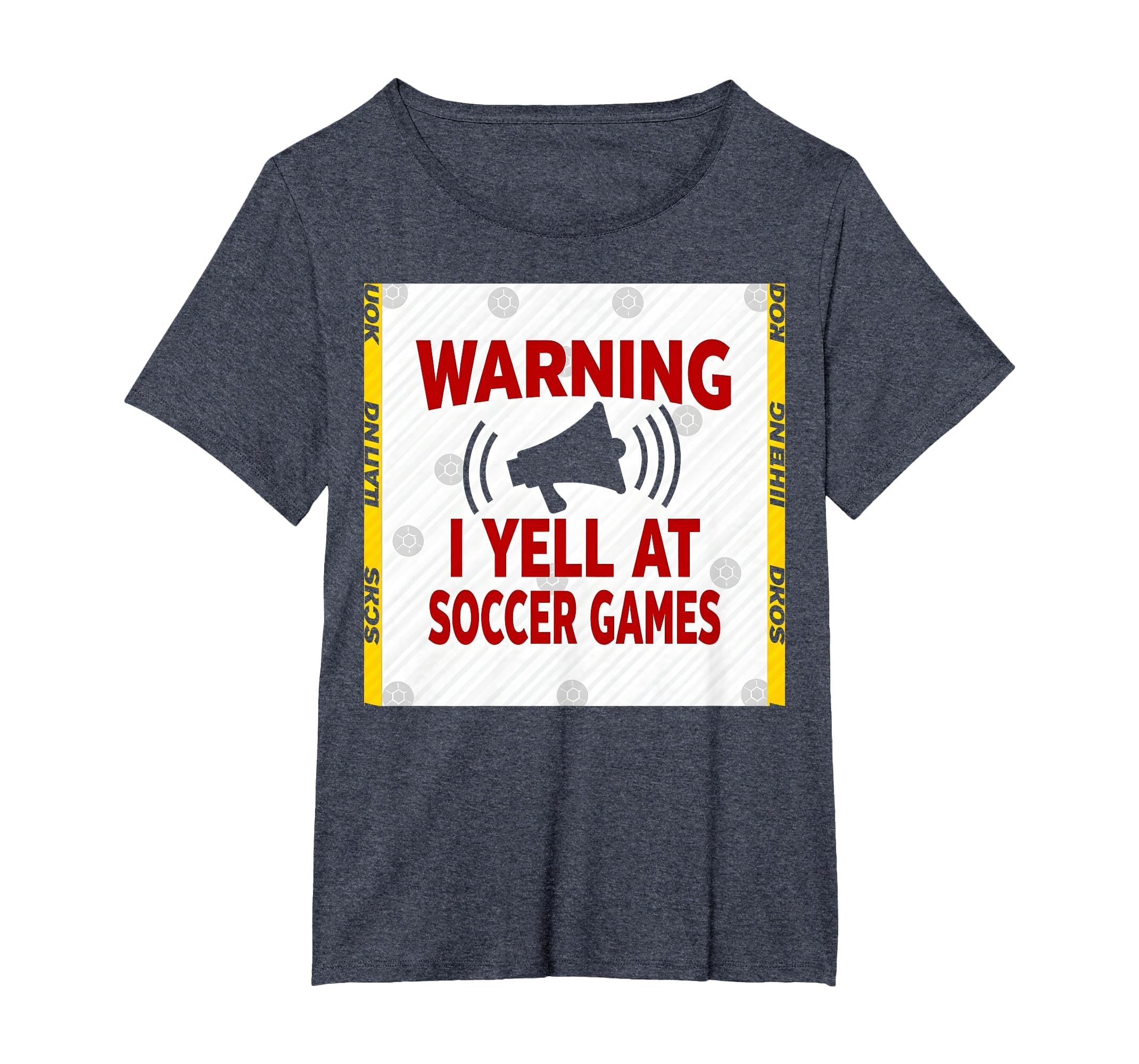 Warning I Yell Soccer Games Enthusiastic T-Shirt - Streetwear Style Unisex - T-Shirt, Sweatshirt, Hoodie