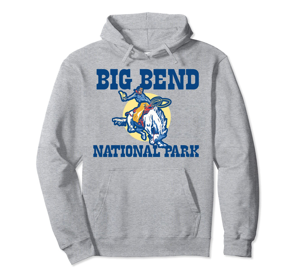 Bronco Rodeo Rider Big Bend National Park Hoodie - Streetwear Style Unisex - T-Shirt, Sweatshirt, Hoodie