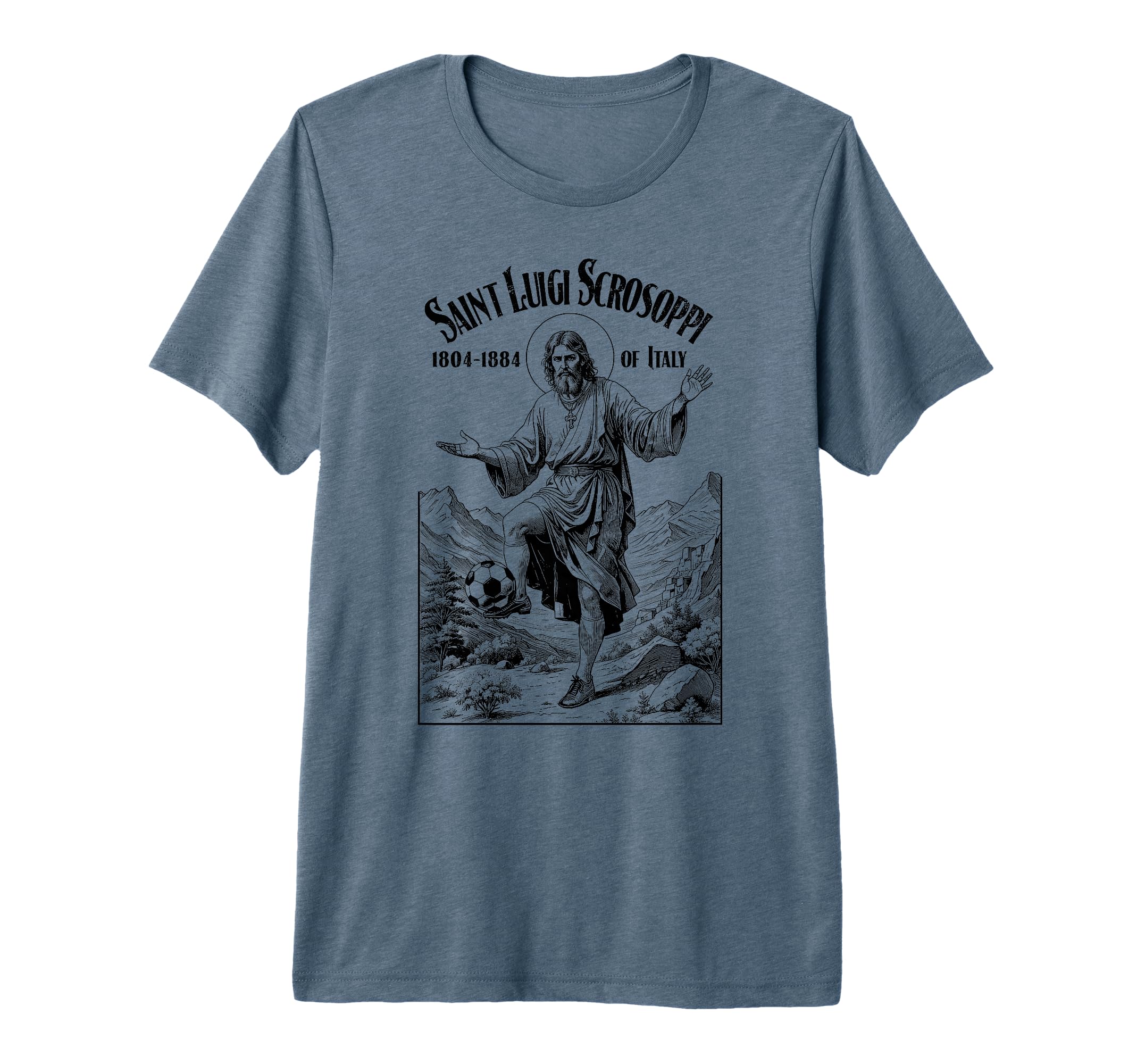 Soccer Player Patron Saint Luigi T-Shirt - Aesthetic Graphic for Adults - T-Shirt, Sweatshirt, Hoodie