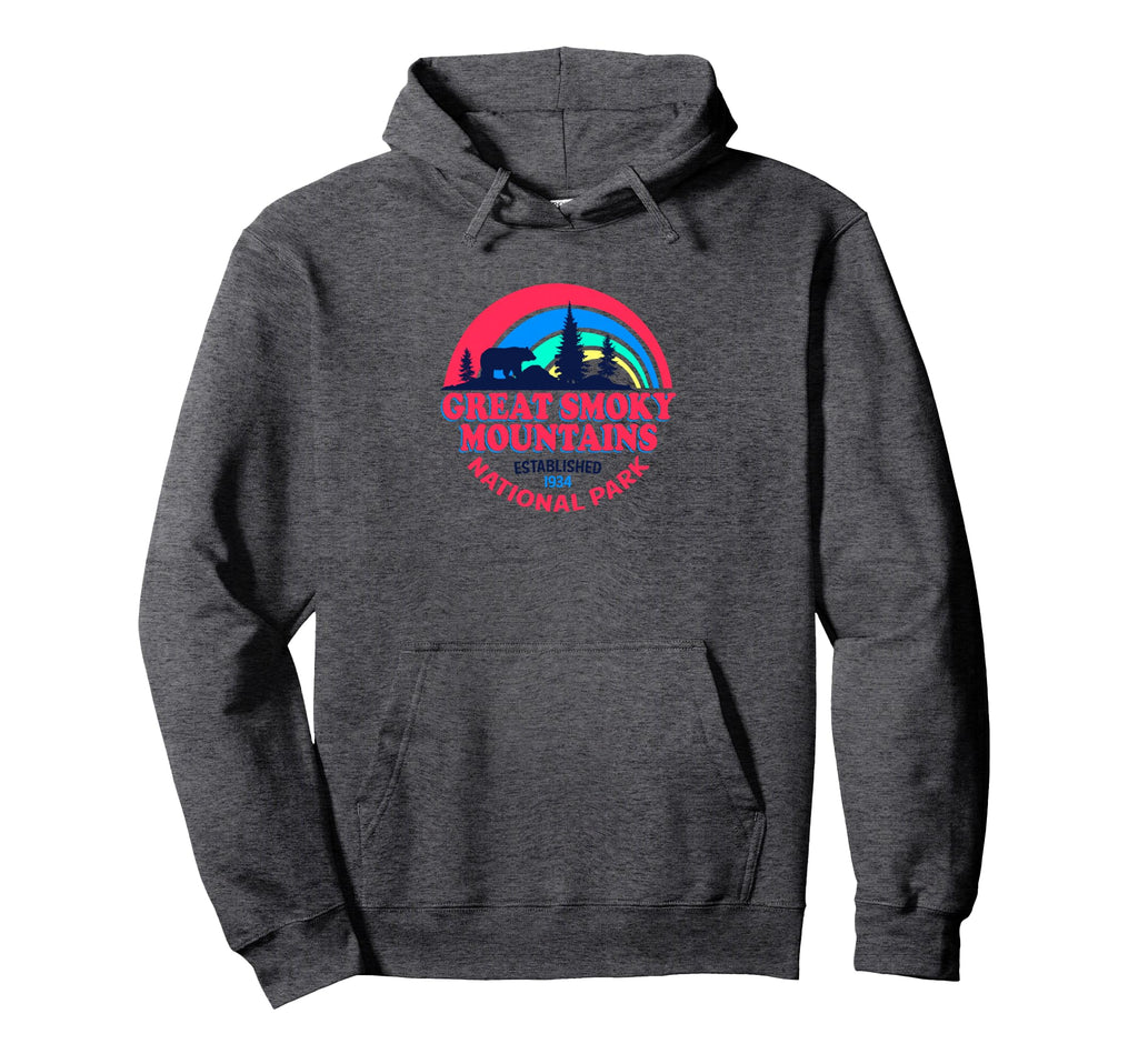 Great Smoky Mountains National Park Bear Hoodie - Trendy Graphic for Adults - T-Shirt, Sweatshirt, Hoodie