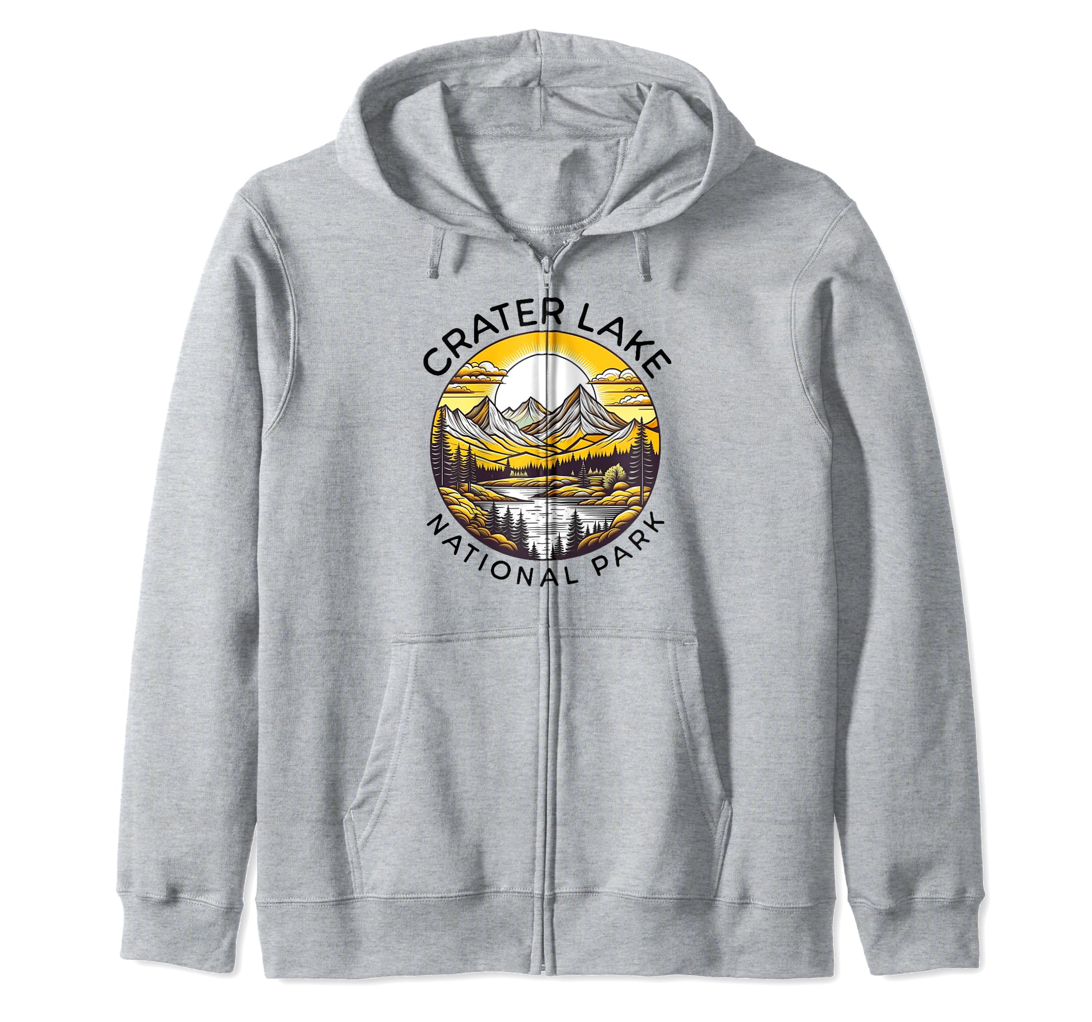 Crater Lake National Park Oregon Sweatshirt - Custom Art Print for Adults - T-Shirt, Sweatshirt, Hoodie