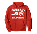 Austria No Kangaroos Just Soccer 2026 Hoodie - Unique Graphic Men Women - T-Shirt, Sweatshirt, Hoodie