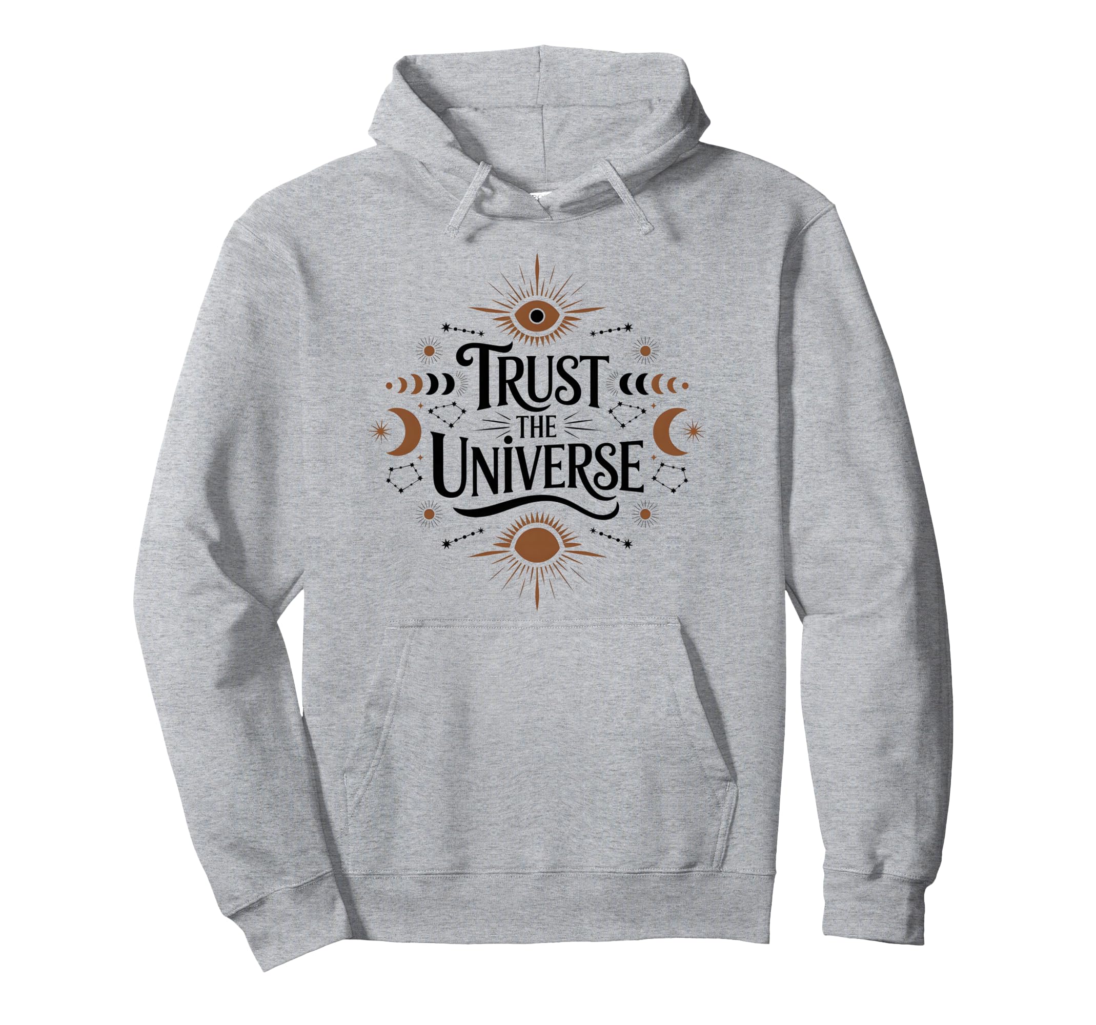 Trust Universe Celestial Boho Energy Hoodie - Aesthetic Graphic Unisex - T-Shirt, Sweatshirt, Hoodie