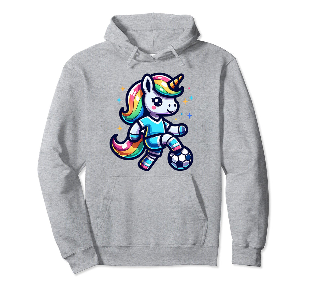 Footballer Unicorn Fans Soccer Team Hoodie - Minimalist Print Unisex - T-Shirt, Sweatshirt, Hoodie