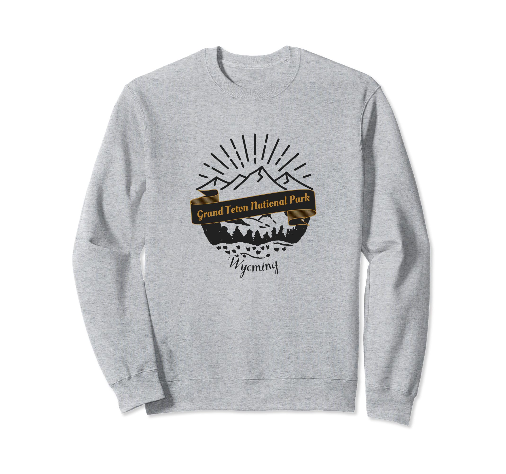 Grand Teton National Park Vacation Sweatshirt - Unique Graphic Unisex - T-Shirt, Sweatshirt, Hoodie
