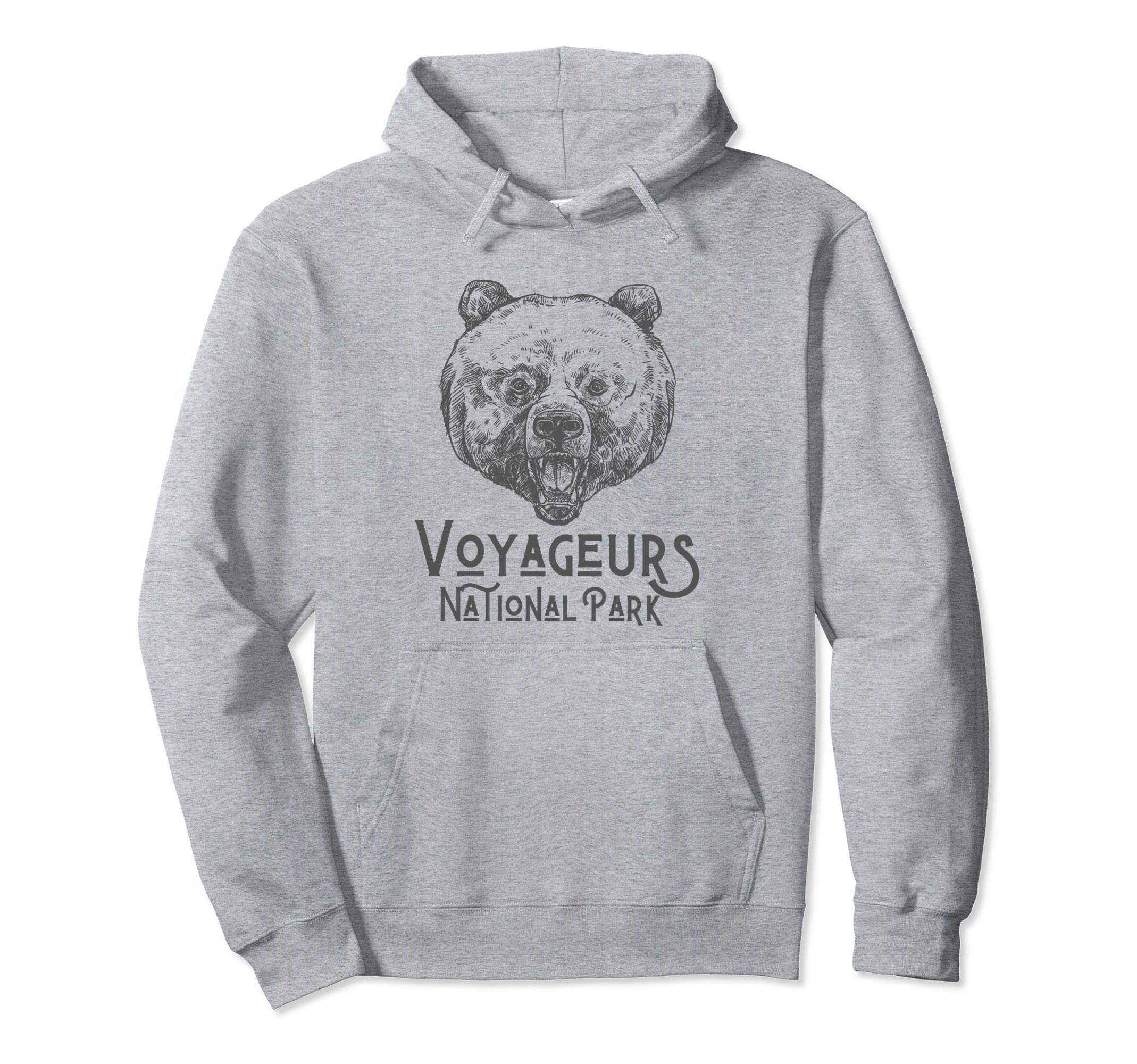 Voyageurs National Park Bear Minnesota Hoodie - Novelty Apparel Unisex - T-Shirt, Sweatshirt, Hoodie