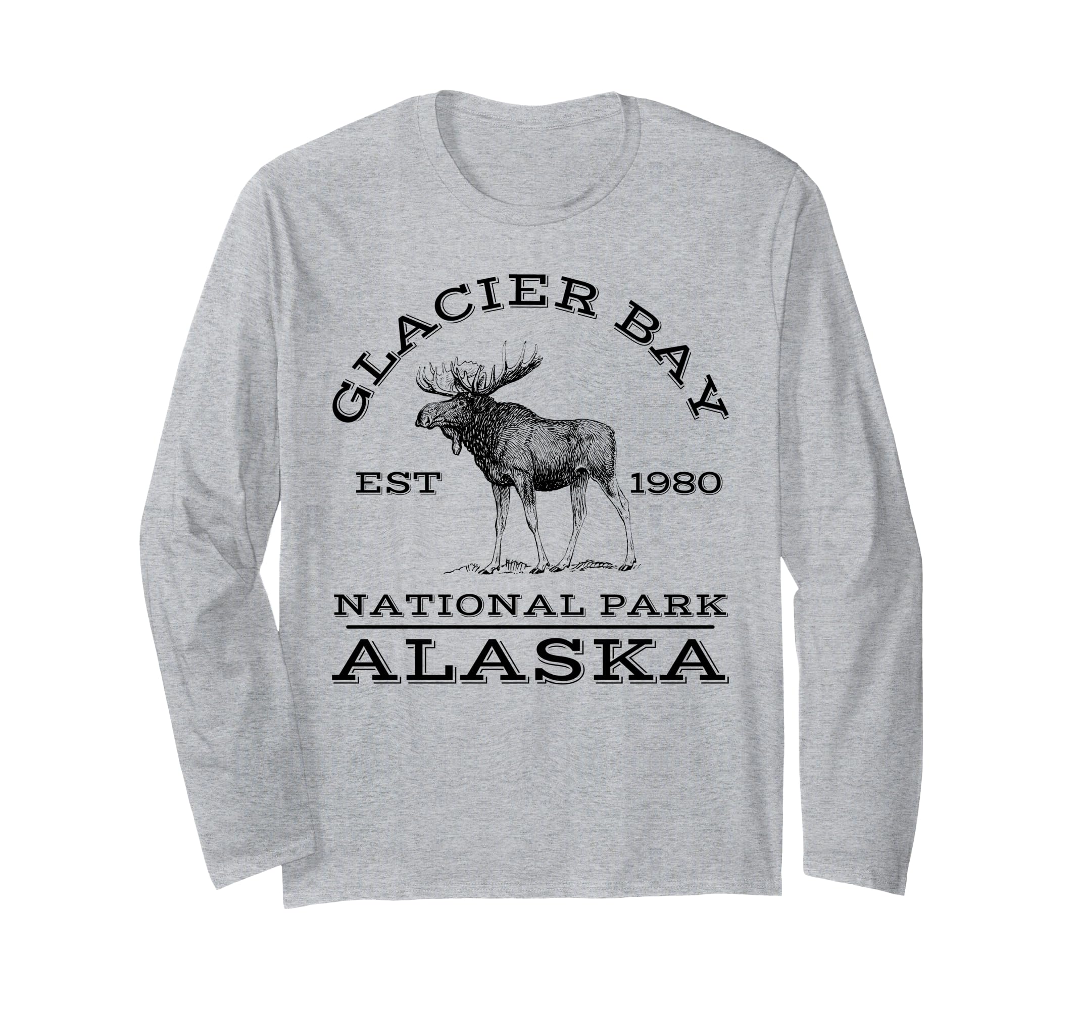 Glacier Bay National Park Alaska Sweatshirt - Fun Novelty Design Unisex - T-Shirt, Sweatshirt, Hoodie