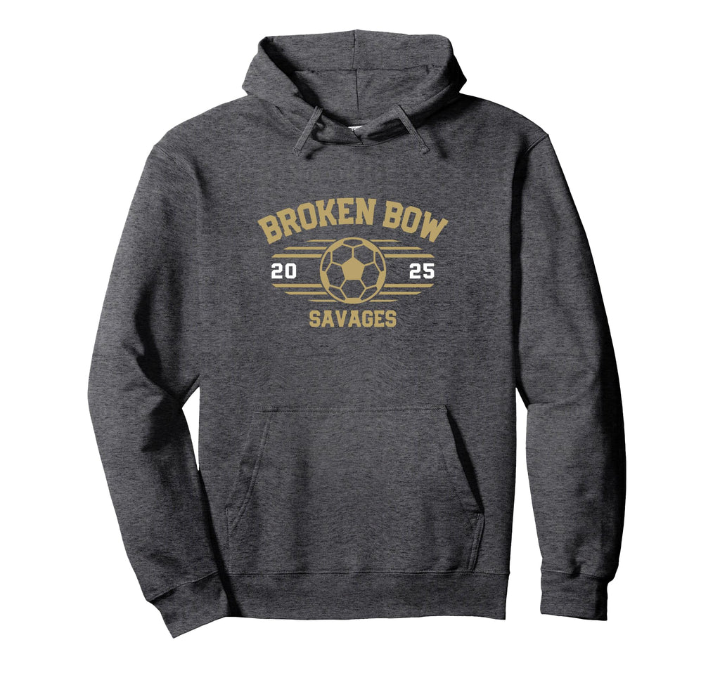 Broken Bow Savages Soccer Ball 2025 Hoodie - Fun Novelty Design Unisex - T-Shirt, Sweatshirt, Hoodie