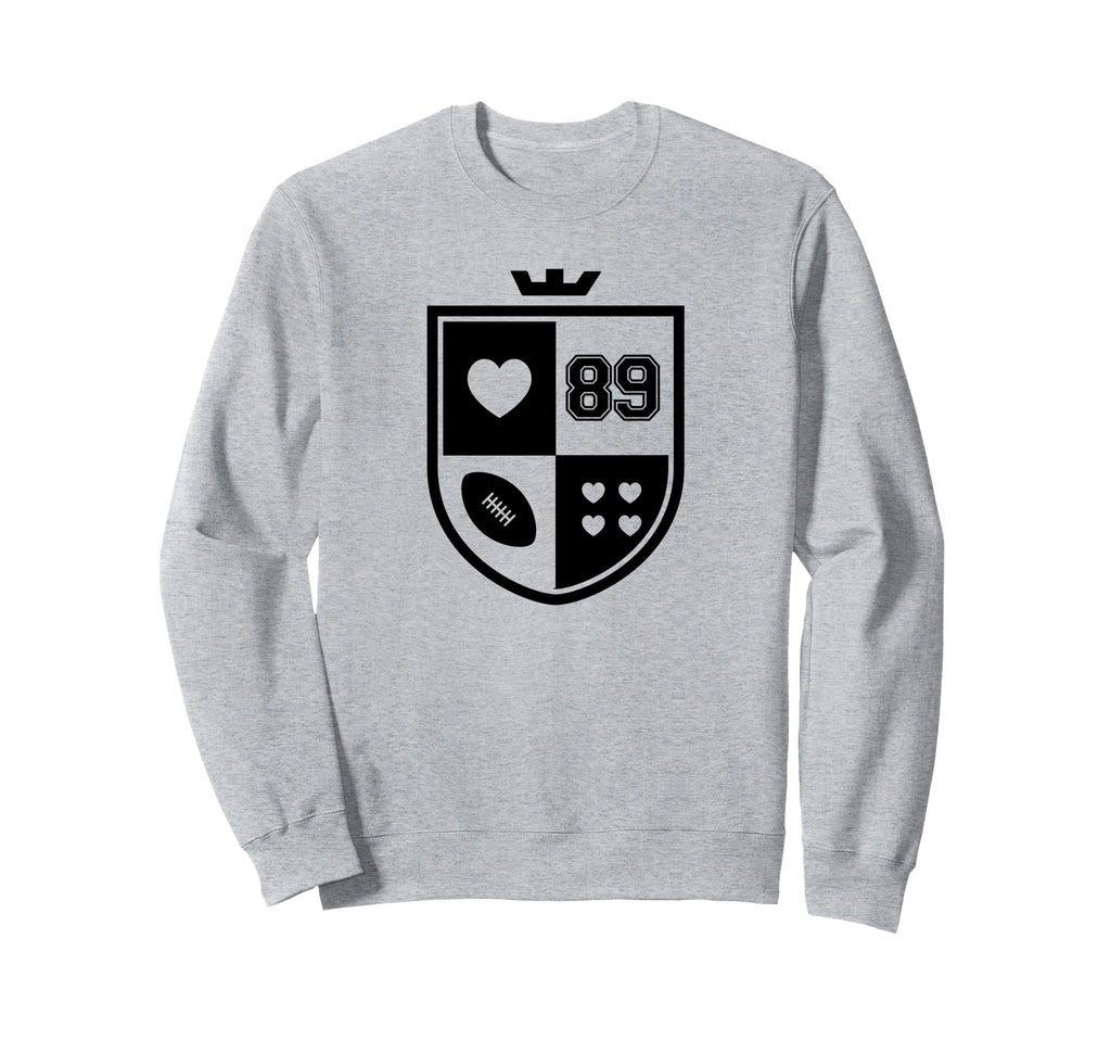 I Love Football I Heart Football Sweatshirt - Casual Everyday Wear Unisex - T-Shirt, Sweatshirt, Hoodie