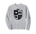 I Love Football I Heart Football Sweatshirt - Casual Everyday Wear Unisex - T-Shirt, Sweatshirt, Hoodie