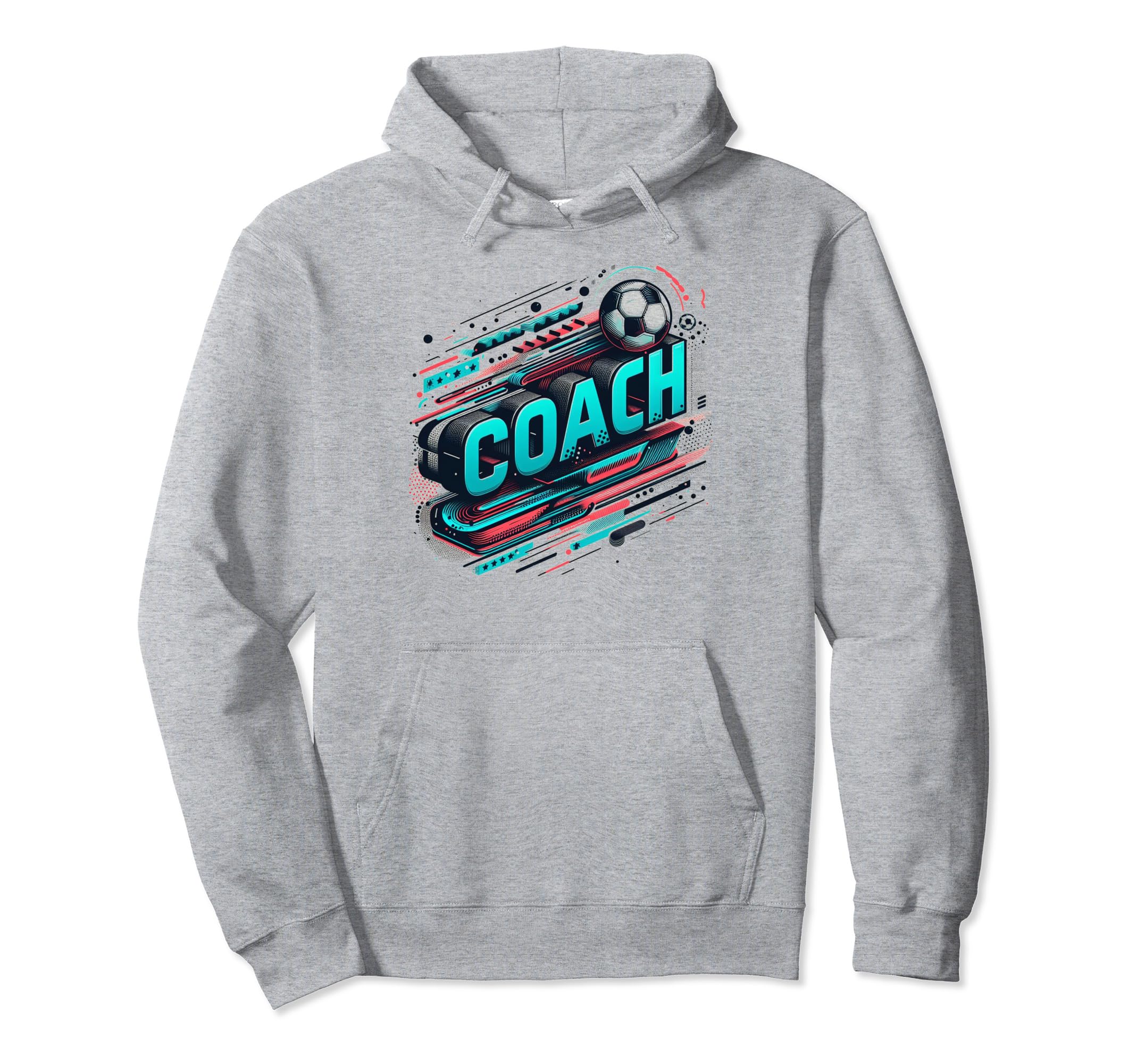 Soccer Coach Training Coaching Football Hoodie - Trendy Graphic Unisex - T-Shirt, Sweatshirt, Hoodie