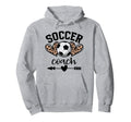 Soccer Coach Womens Soccer Coach Game Hoodie - Novelty Apparel for Adults - T-Shirt, Sweatshirt, Hoodie
