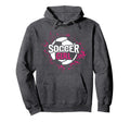 Womens Soccer Soccer Ball Hoodie - Minimalist Print for Adults - T-Shirt, Sweatshirt, Hoodie