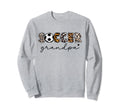 Soccer Grandpa Leopard Soccer Player Sweatshirt - Trendy Graphic Men Women - T-Shirt, Sweatshirt, Hoodie