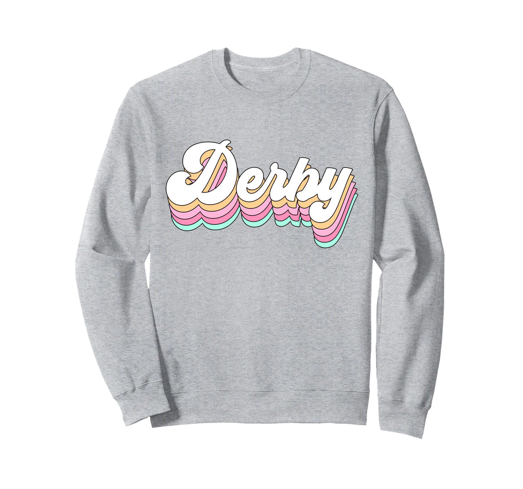Derby Roller Skate 80S Pastel Sweatshirt - Trendy Graphic for Adults - T-Shirt, Sweatshirt, Hoodie