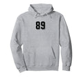 Number 89 80S 90S Soccer Team Jersey Hoodie - Streetwear Style for Adults - T-Shirt, Sweatshirt, Hoodie
