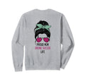 Drone Soccer Mom Outfit Messy Hair Sweatshirt - Fun Novelty Design Unisex - T-Shirt, Sweatshirt, Hoodie