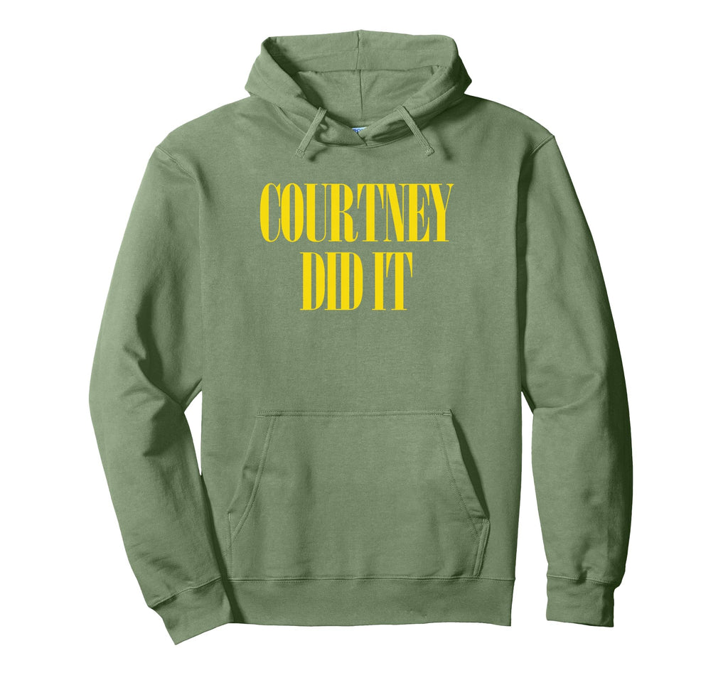 Courtney Did It Fun Punk Rock 90S Hoodie - Aesthetic Graphic for Adults - T-Shirt, Sweatshirt, Hoodie