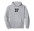 Number 37 80S 90S Soccer Team Jersey Hoodie - Unique Graphic for Adults - T-Shirt, Sweatshirt, Hoodie