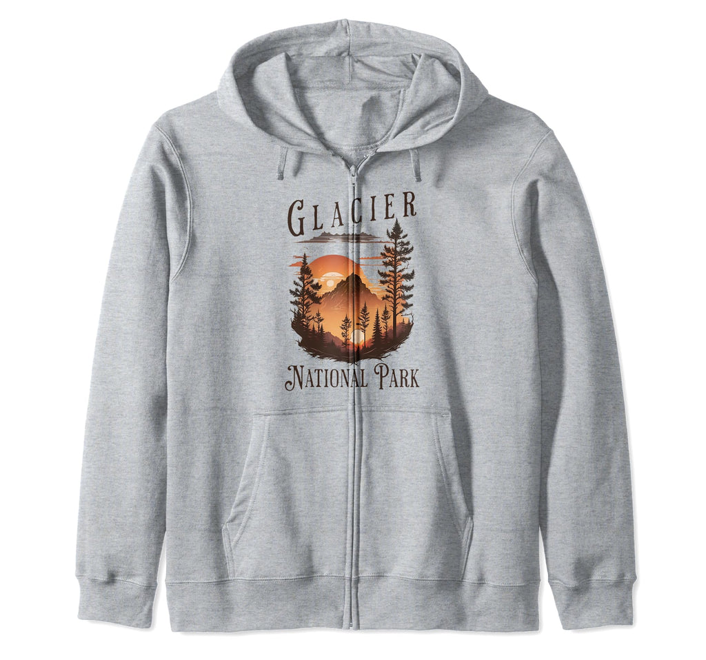 Glacier National Park Montana Usa T-Shirt - Casual Everyday Wear Men Women - T-Shirt, Sweatshirt, Hoodie