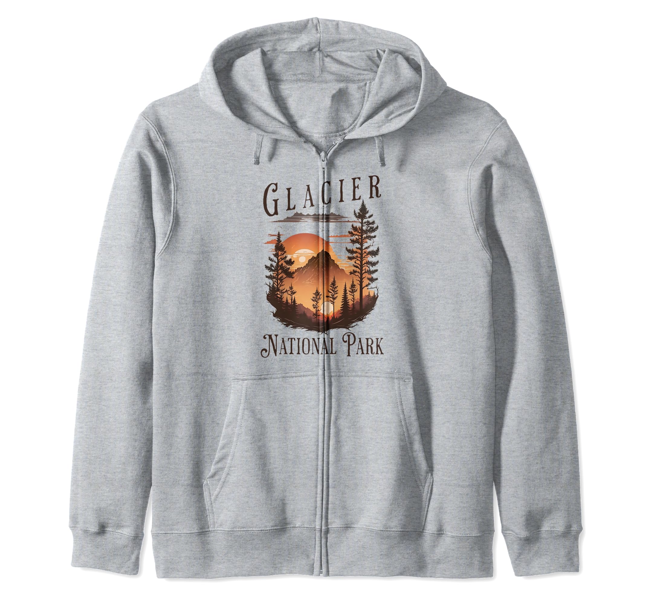 Glacier National Park Montana Usa T-Shirt - Casual Everyday Wear Men Women - T-Shirt, Sweatshirt, Hoodie