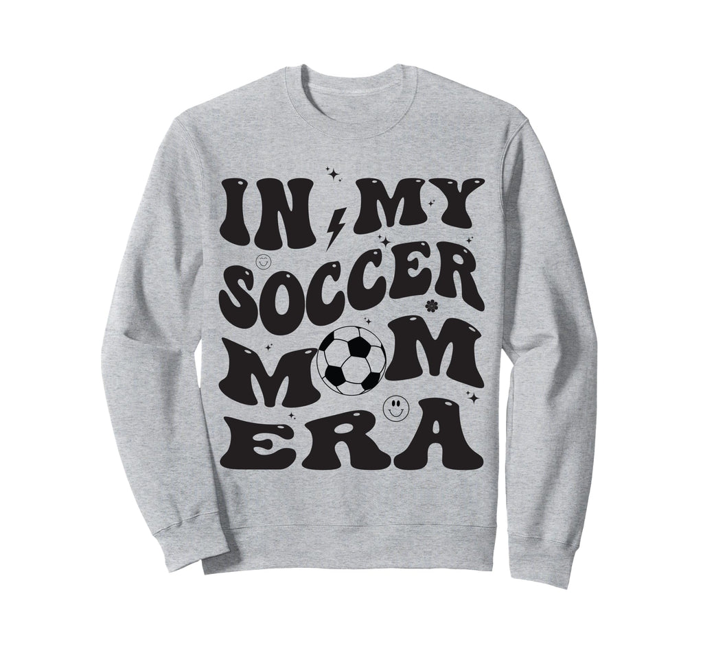 My Soccer Mom Era Groovy Sweatshirt - Aesthetic Graphic Men Women - T-Shirt, Sweatshirt, Hoodie