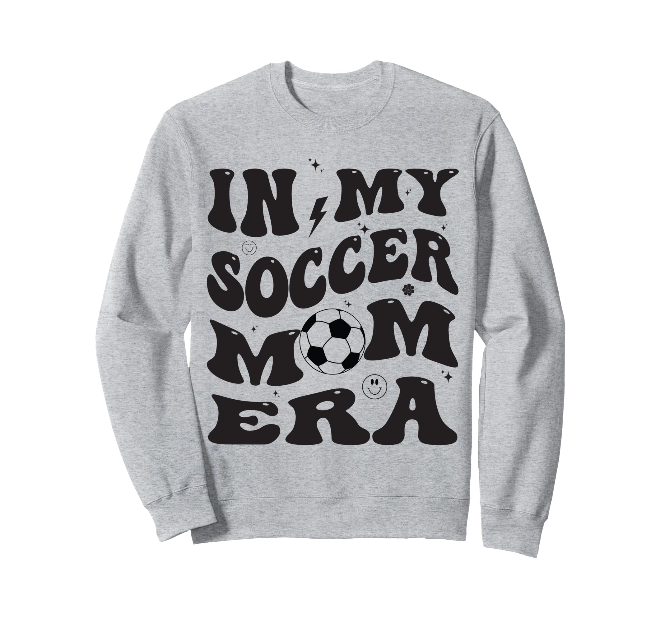 My Soccer Mom Era Groovy Sweatshirt - Aesthetic Graphic Men Women - T-Shirt, Sweatshirt, Hoodie