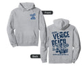 Venice Beach California Roller Hoodie - Casual Everyday Wear Men Women - T-Shirt, Sweatshirt, Hoodie
