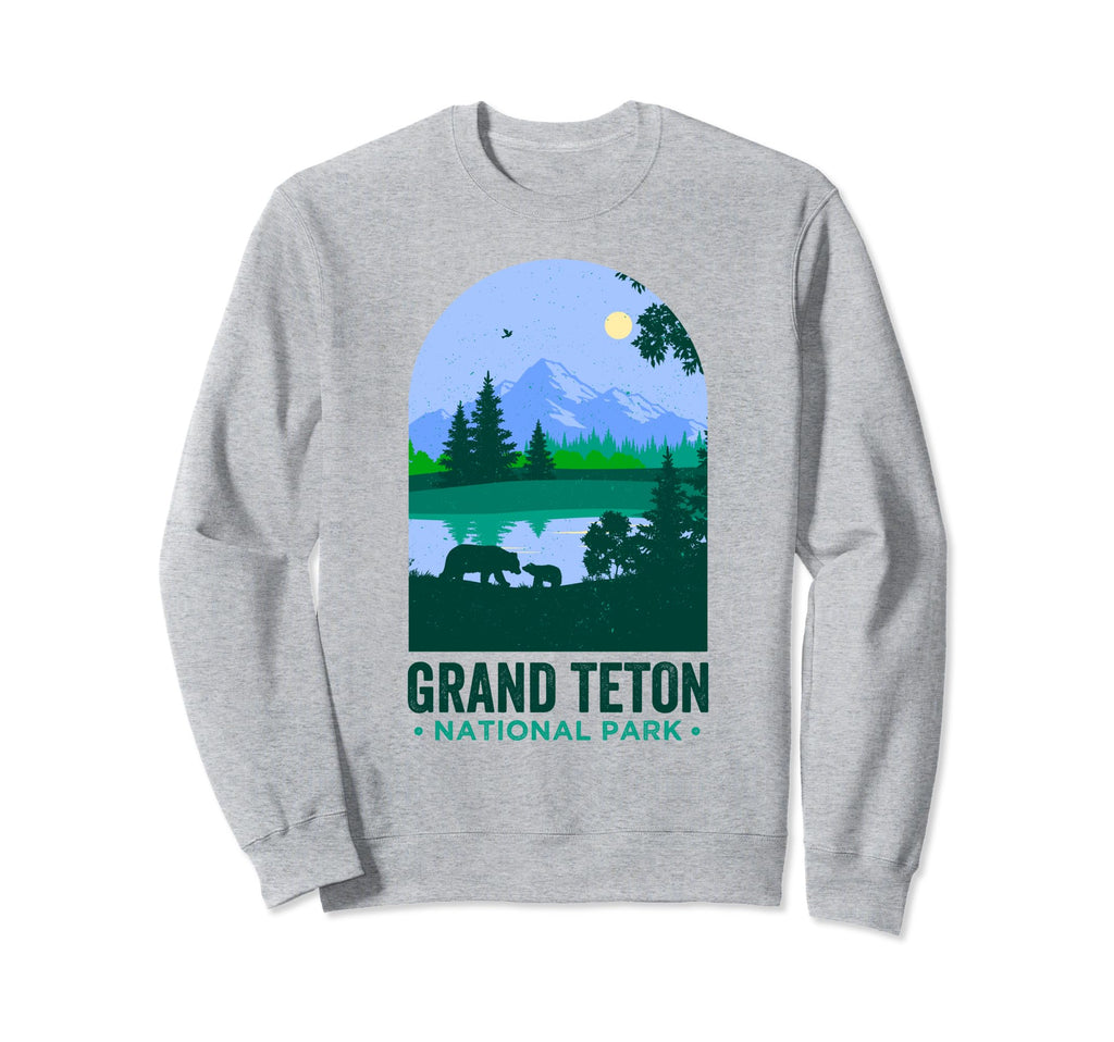 Grand Tetons Bears Grand Teton Sweatshirt - Minimalist Print Unisex - T-Shirt, Sweatshirt, Hoodie