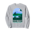 Grand Tetons Bears Grand Teton Sweatshirt - Minimalist Print Unisex - T-Shirt, Sweatshirt, Hoodie