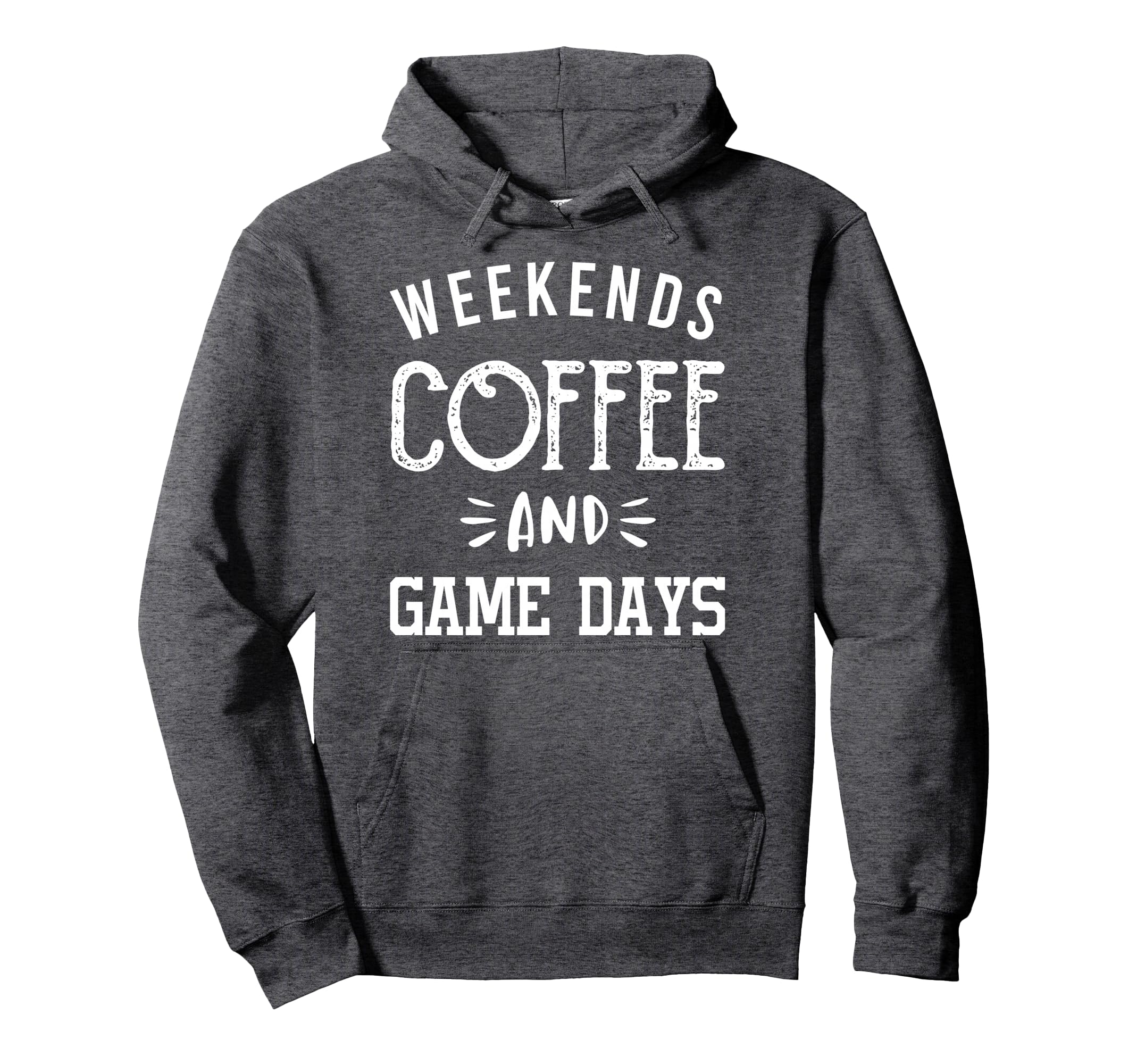 Weekends Coffee And Game Days Baseball Hoodie - Trendy Graphic Men Women - T-Shirt, Sweatshirt, Hoodie