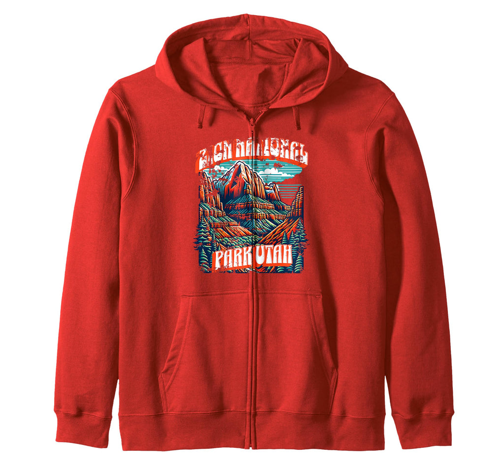 Zion National Park Utah Usa Sweatshirt - Aesthetic Graphic for Adults - T-Shirt, Sweatshirt, Hoodie