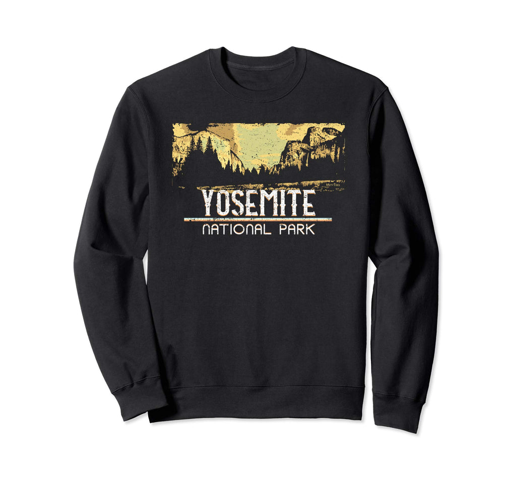 Postcard National Park Yosemite Sweatshirt - Minimalist Print Men Women - T-Shirt, Sweatshirt, Hoodie