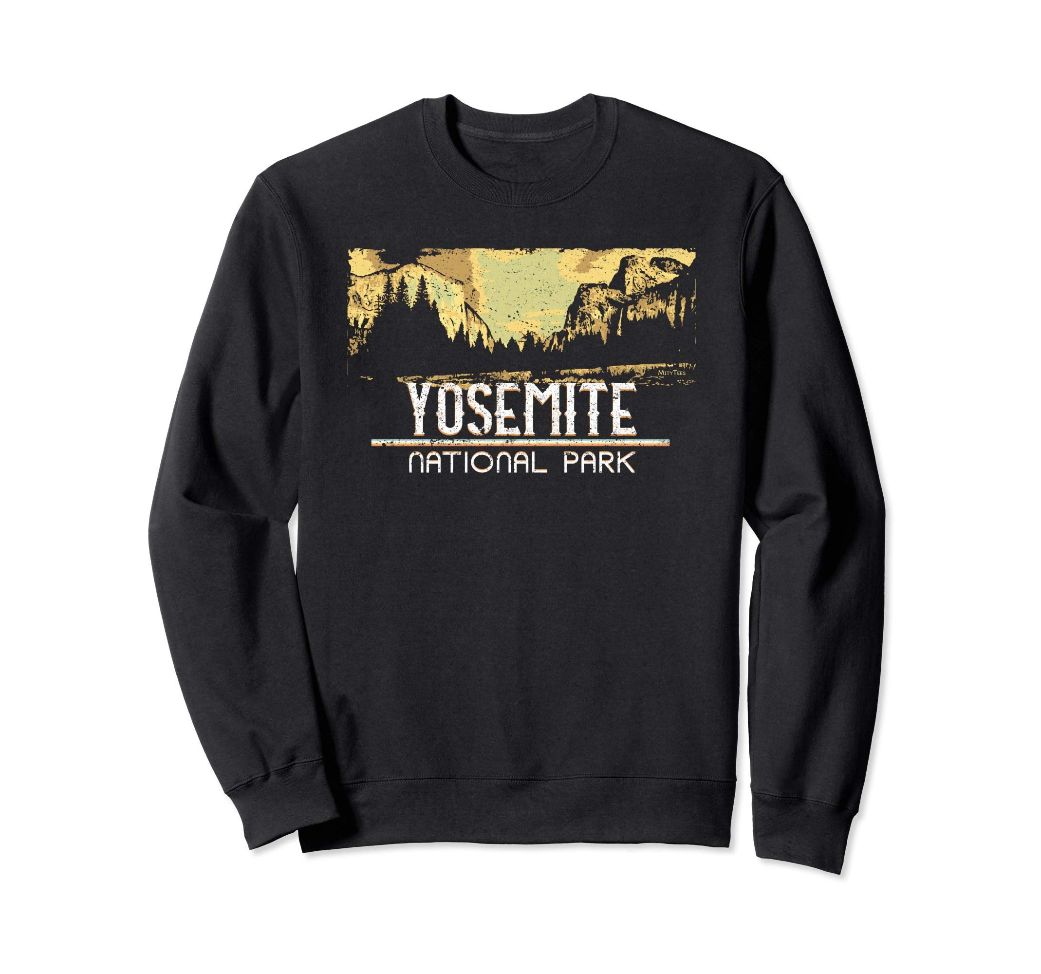 Postcard National Park Yosemite Sweatshirt - Minimalist Print Men Women - T-Shirt, Sweatshirt, Hoodie