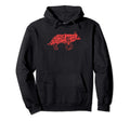 Joshua Tree National Park Red Coyote Hoodie - Minimalist Print Men Women - T-Shirt, Sweatshirt, Hoodie