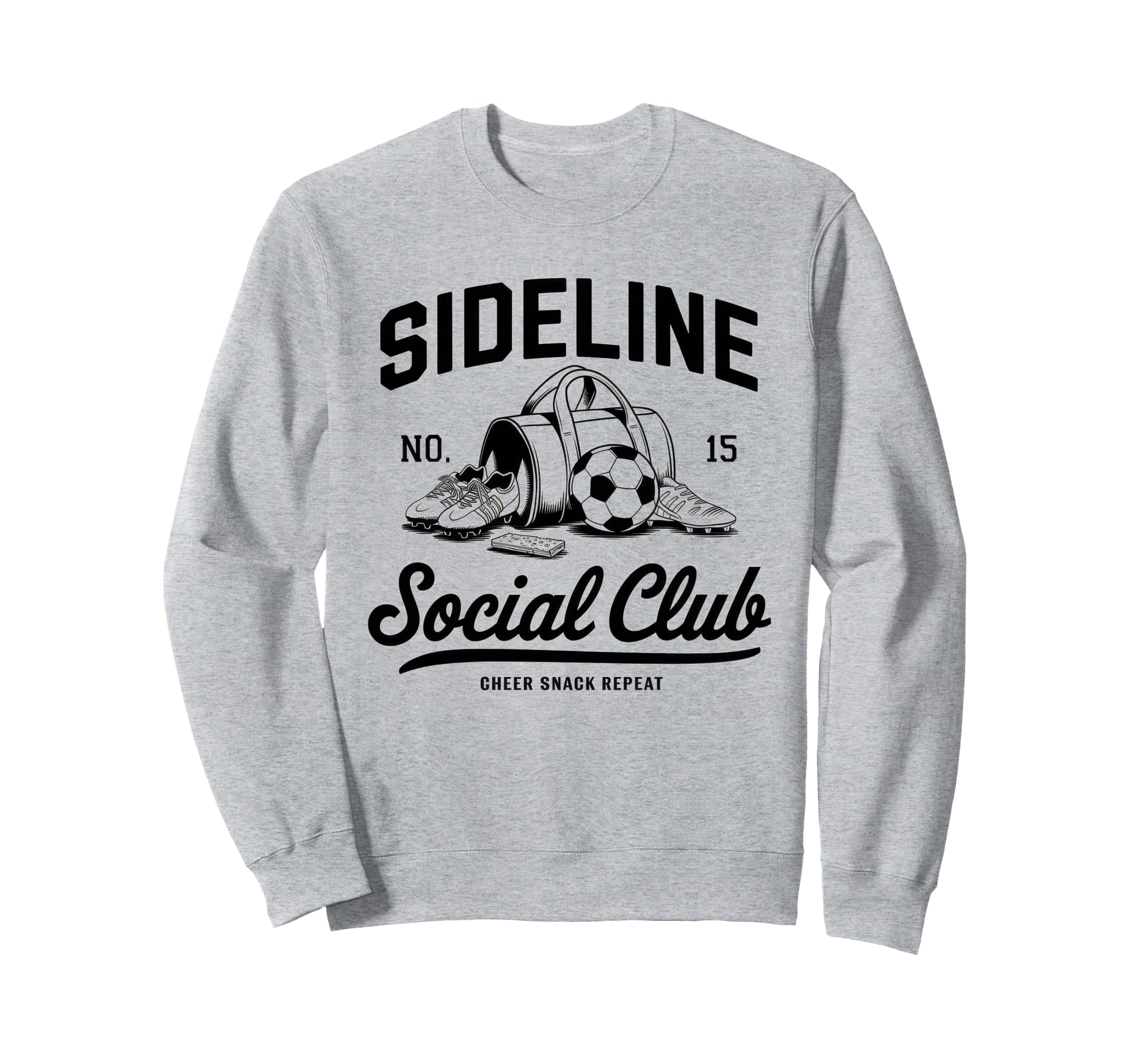 Sideline Social Club Soccer Sweatshirt - Casual Everyday Wear Men Women - T-Shirt, Sweatshirt, Hoodie
