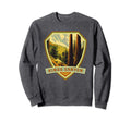 Glacier National Park Wpa Badge Sweatshirt - Casual Everyday Wear Men Women - T-Shirt, Sweatshirt, Hoodie