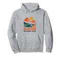 Glacier National Park Montana Hoodie - Casual Everyday Wear Unisex - T-Shirt, Sweatshirt, Hoodie