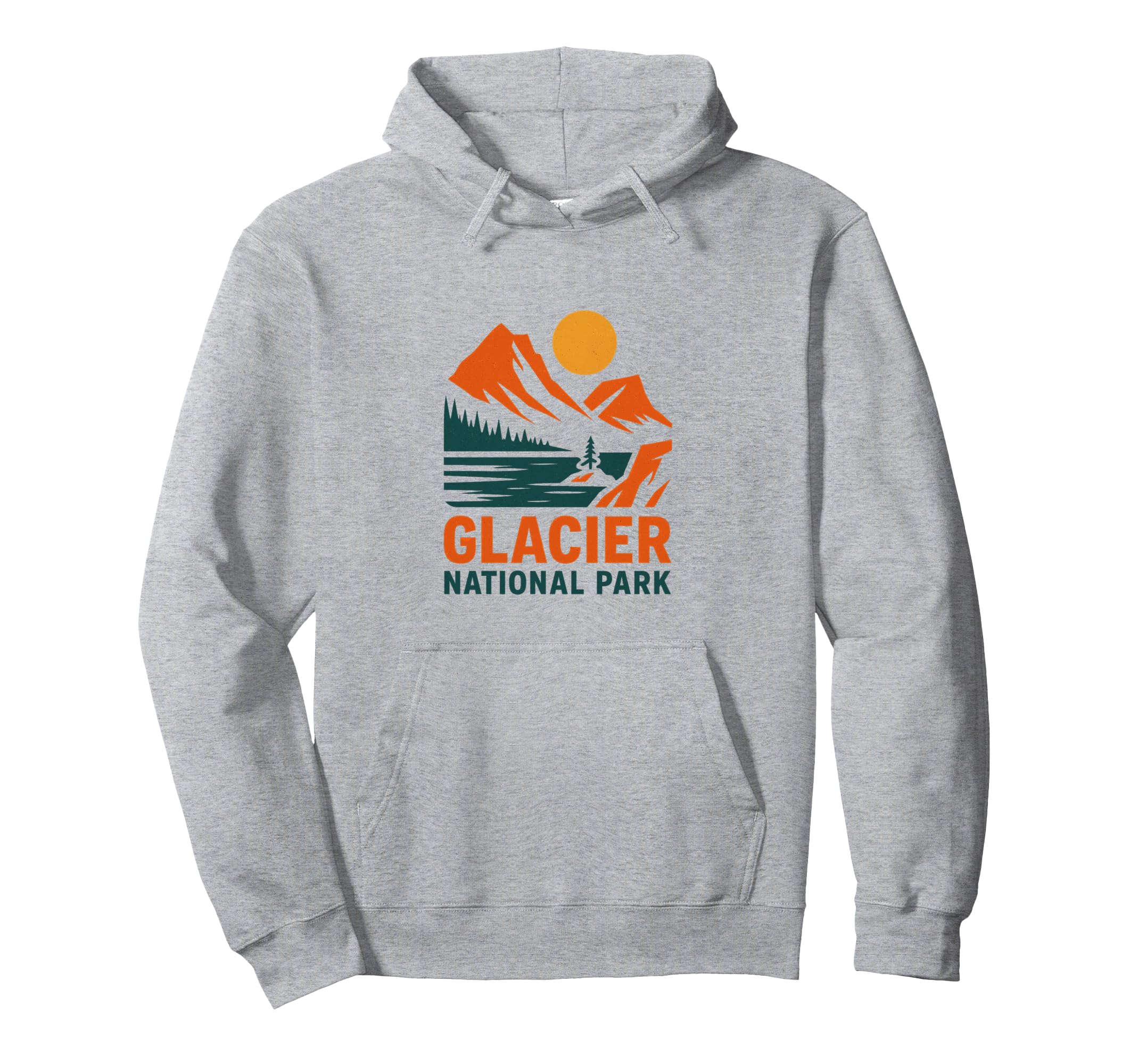 Glacier National Park Montana Hoodie - Casual Everyday Wear Unisex - T-Shirt, Sweatshirt, Hoodie