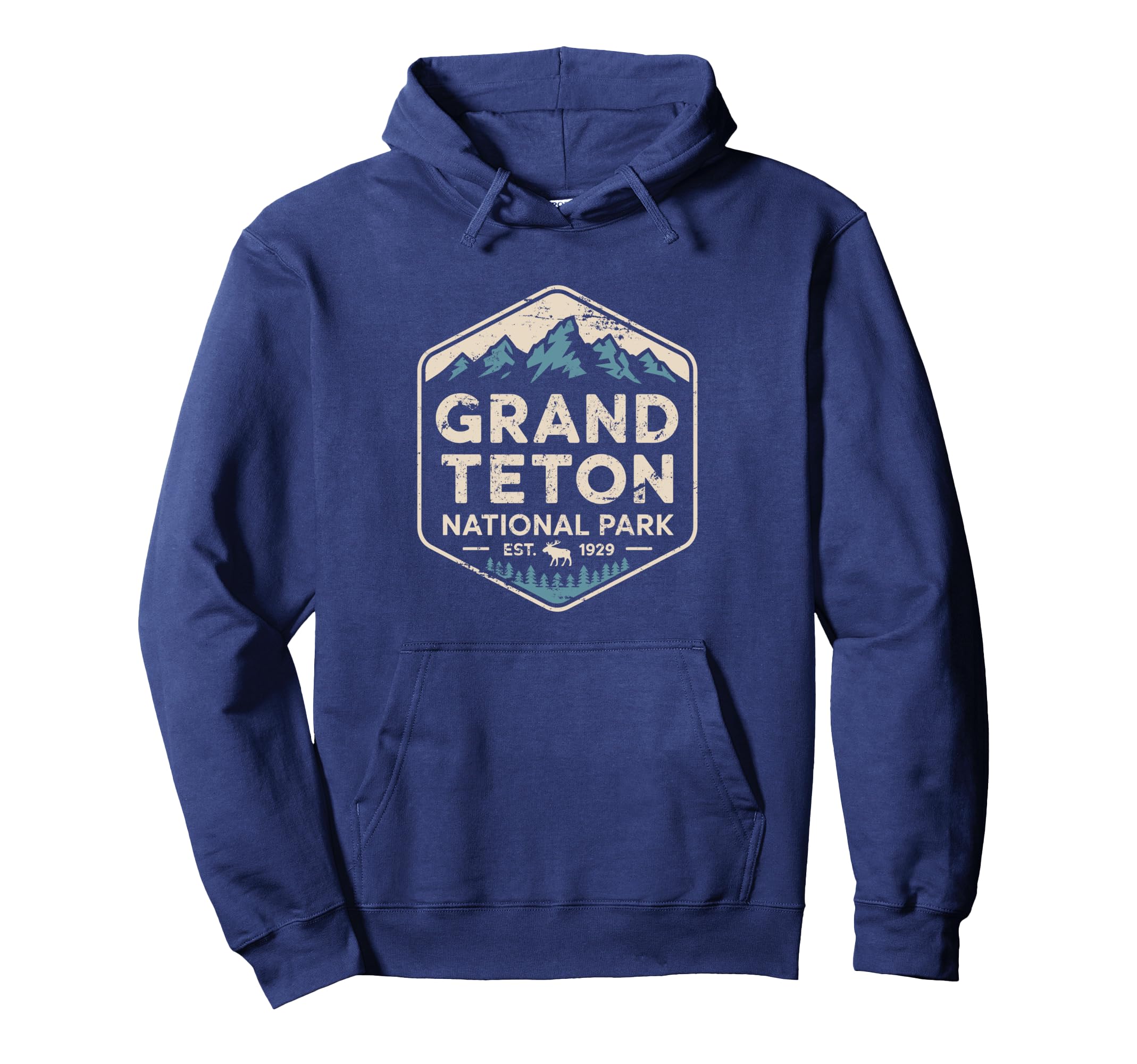 Grand Teton National Park Hiking Hoodie - Aesthetic Graphic for Adults - T-Shirt, Sweatshirt, Hoodie