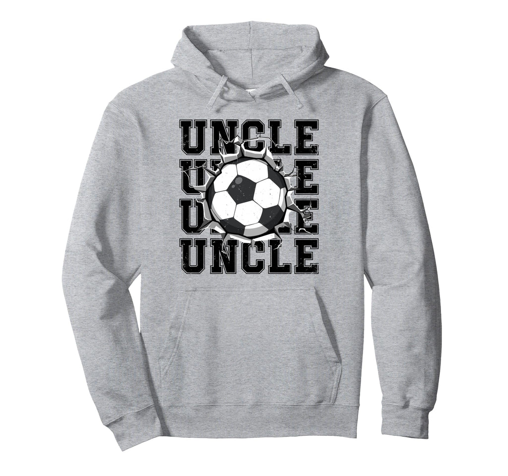Soccer Uncle Cracked Wall Family Hoodie - Minimalist Print for Adults - T-Shirt, Sweatshirt, Hoodie