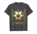 My Heart Plays Number Eleven Soccer Mom T-Shirt - Novelty Apparel Unisex - T-Shirt, Sweatshirt, Hoodie