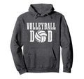 Volleyball Dad Fathers Day Sports Hoodie - Custom Art Print Men Women - T-Shirt, Sweatshirt, Hoodie