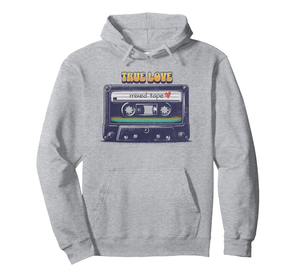 Cassette Mixed Tape True Love Hoodie - Aesthetic Graphic Men Women - T-Shirt, Sweatshirt, Hoodie