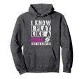 I Know I Play Like Football Try To Hoodie - Minimalist Print for Adults - T-Shirt, Sweatshirt, Hoodie