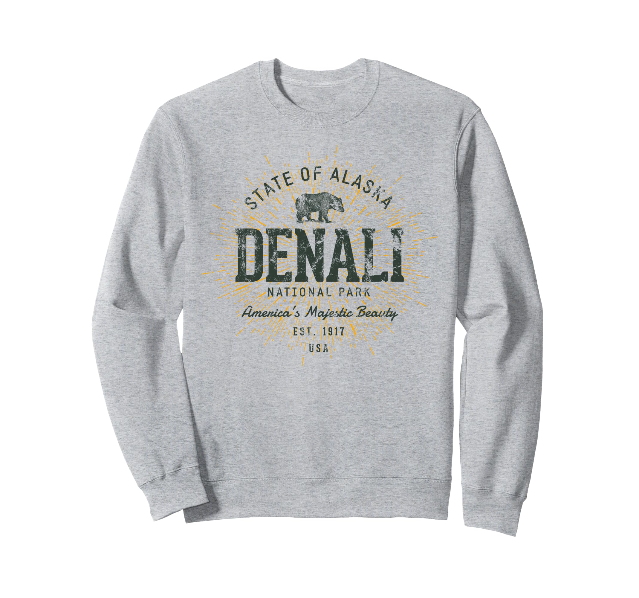 Denali National Park Sweatshirt - Trendy Graphic Men Women - T-Shirt, Sweatshirt, Hoodie